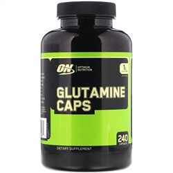 Optimum Nutrition, Глутамин, 1000 мг, 240 капсул