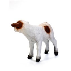 Садовая фигура из полистоуна «Телёнок», 27 см