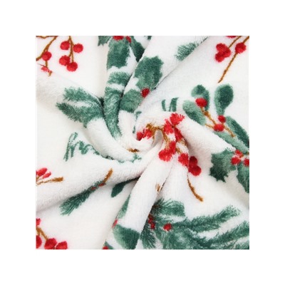 Плед с рукавами «Этель. Ветви», 150×200 см, корал-флис 220 г/м²