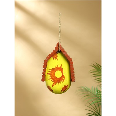 Подвесной декор «Скворечник», 23×15×18 см, дерево, жёлто-коричневый