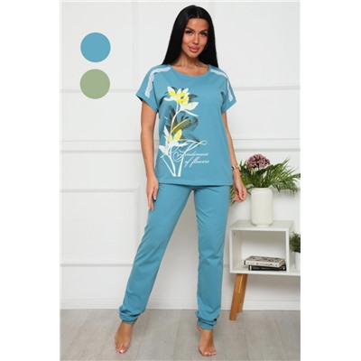 29513 Пижама женская (Серо-голубой)