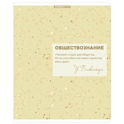 Тетрадь  48л "Терраццо" по обществознанию 15607 Academy style