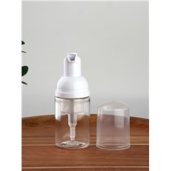 Бутылочка для хранения, с пенообразующим дозатором, 30 мл, прозрачная, белая