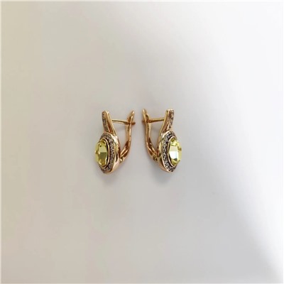 Серьги с кристаллами Swarovski