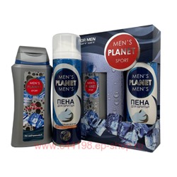 Festiva Подарочный набор Men`s Planet Sport Шампунь 250 мл + Пена для бритья 200мл 032
