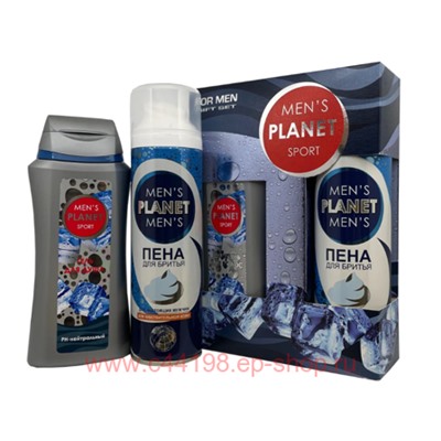 Festiva Подарочный набор Men`s Planet Sport Шампунь 250 мл + Пена для бритья 200мл 032