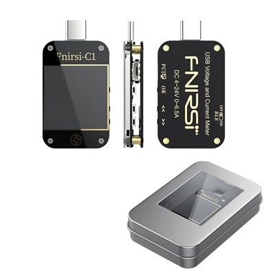 Измерительный прибор - FNIRSI C1 Тестер для проверки адаптеров (black) ()