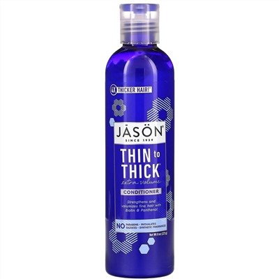 Jason Natural, Thin to Thick, кондиционер для дополнительного объема волос, 227 г (8 жидк. унций)