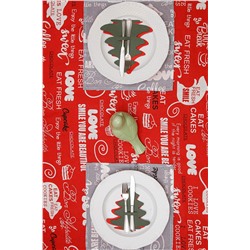 Скатерть Мари Санна Леттеринг 150х150 НАТАЛИ, 693798