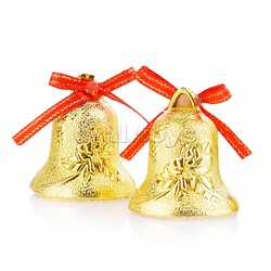 Набор новогодних украшений "Колокольчики" (9 шт.) в пакете