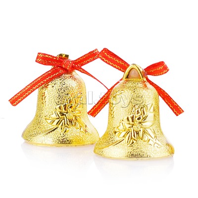 Набор новогодних украшений "Колокольчики" (9 шт.) в пакете