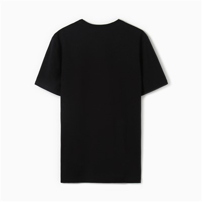 Футболка мужская, цвет чёрный, размер 58