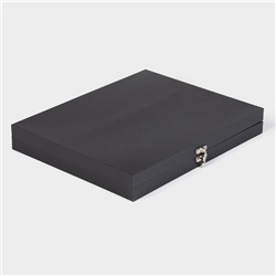 Столовые приборы «Оску», 24 предмета, в коробке, нержавеющая сталь, золотистые