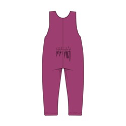 Полукомбинезон детский трикотажный для девочек