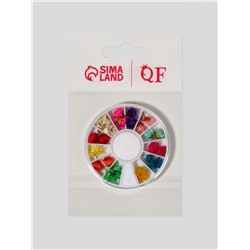 Сухоцветы для декора «Ромашки», объёмные, 12 видов, в футляре, разноцветные