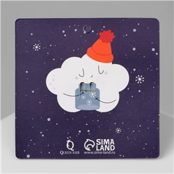 Брошь «Снежинка» роскошная, цвет белый в золоте