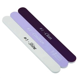 Mertz Набор маникюрных пилок для ногтей 320/600/3000 грит, 3 шт. 24606