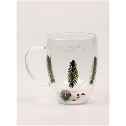 Кружка новогодняя с двойными стенками «Мечтай этой зимой», 350 мл