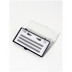 Набор накладных ресниц «Ласточкин хвост», пучки, 10 мм, толщина 0.07 мм, изгиб С, 12 D