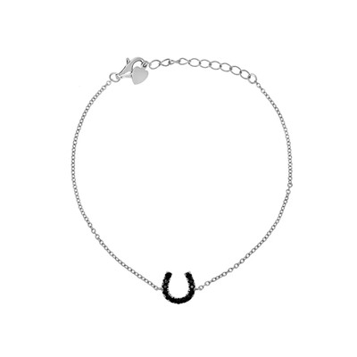 Браслет из серебра куб.циркон., МЦВ1021ч