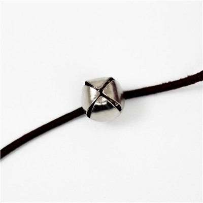 Дразнилка с мышкой (7 см) на деревянной палочке, 40 см, синяя/белая