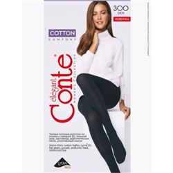 Колготки теплые, Conte, Cotton 300 XL-XXL