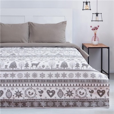 Покрывало «Этель» «Скандинавский», 150×215 см, 100% хлопок