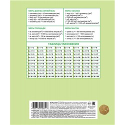 Тетрадь  18л клетка "Пастель- Салатовая" (055610) 05144 Хатбер