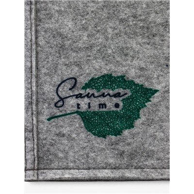 Набор для бани и сауны «Чистый успех», 7 предметов: шапка, коврик, рукавица, масла, мочалки