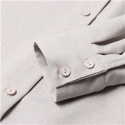 Блузка женская MIST plus-size, размер 58, серо-бежевая