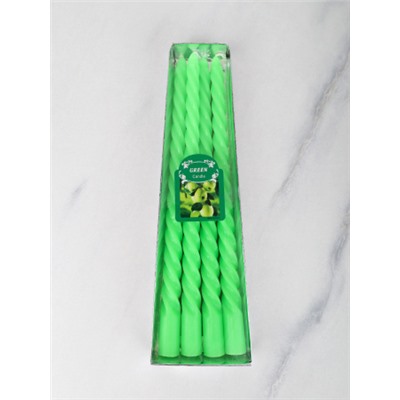 Свеча стержень 4 штуки 25 см арома / G-303 /уп 144/ яблоко