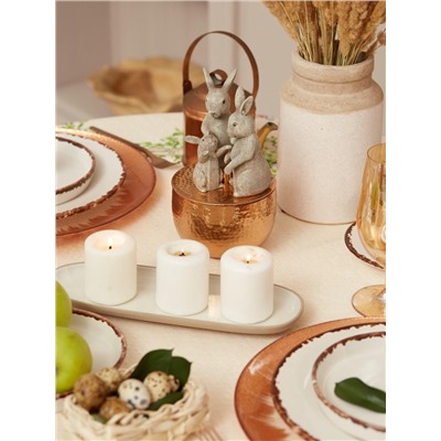 Скатерть «Этель» Easter, d=148 см±3 см, хлопок 100%, саржа 190 г/м²