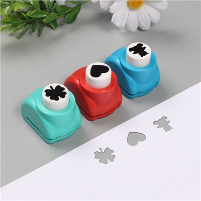 Набор фигурных дыроколов в сундучке, 10 шт., МИКС