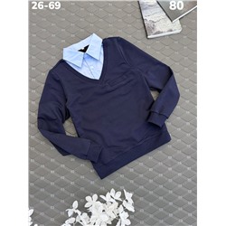 Джемпер 80 голубой