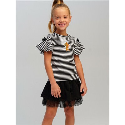 Фуфайка трикотажная для девочек (футболка)