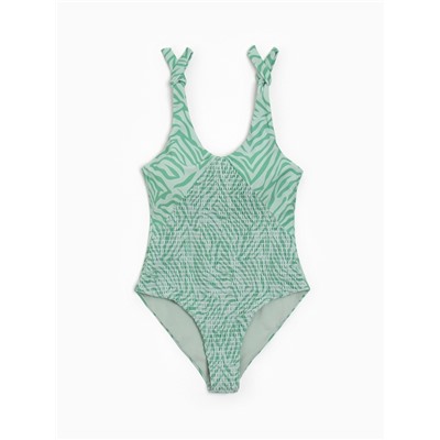 Купальник женский слитный MINAKU цвет зеленый, размер 52