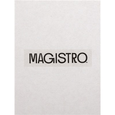 Тарелки Magistro Fray, набор 2 шт., d=16.5 см, фарфор, белые