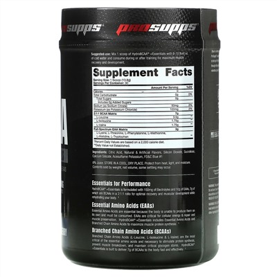 ProSupps, Hyrdo BCAA +Essentials, Blue Raspberry, 14.6 oz (414 g)