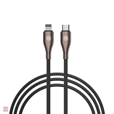 Кабель для зарядки Керамика, Type-C-iP, 1 м, 2.4А, 22 W быстрая зарядка