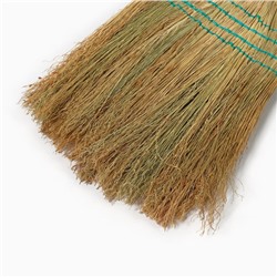 Веник для уборки Шафран «Сорго», 4-х прошивной, четырёхлучевой, ручная работа, 90-95 см