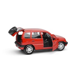 Машина металл LADA NIVA 12 см, (двери, багаж, красный)инерц., в коробке