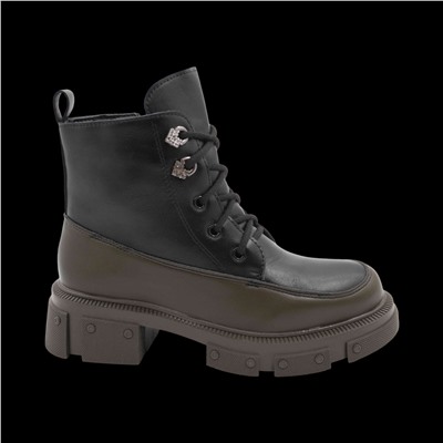 Ботинки на меху 9-2G черные