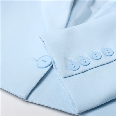 Пиджак женский укороченный MIST Base, размер 48, голубой