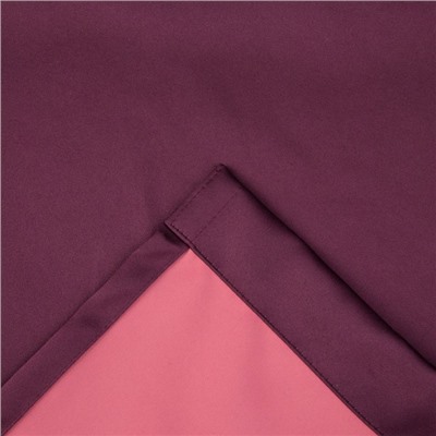 Штора блэкаут портьерная «Этель», 130×300 см, цвет сливовый