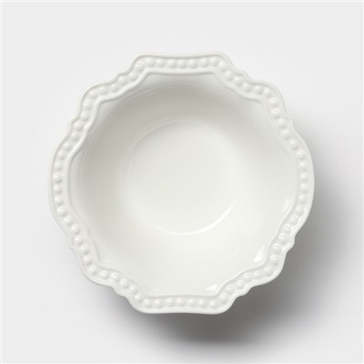 Салатник Magistro «Сюита», 350 мл, d=15.5 см, фарфор, белый