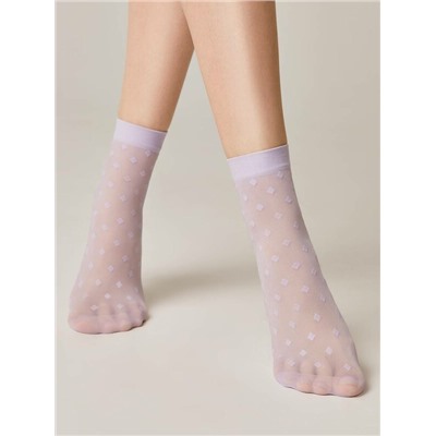 Полиамидные CONTE FANTASY Носки женские в мелкие ромбы