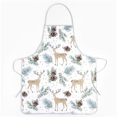 Фартук Доляна Олени 70×80 см, 100% п/э
