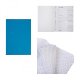 Тетрадь А4  48л клетка soft-touch "SoloMatte. Небесная лазурь" (092937) Хатбер