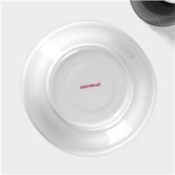 Чайная пара Доляна «Кассиопея», 2 предмета: чашка 200 мл, блюдце d=14.5 см, керамика