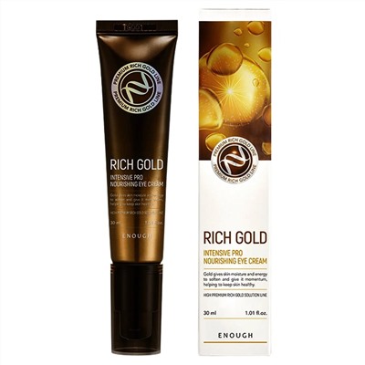 Enough Антивозрастной крем для кожи вокруг глаз с коллоидным золотом / Rich Gold Intensive Nourishing Eye Cream, 30 мл